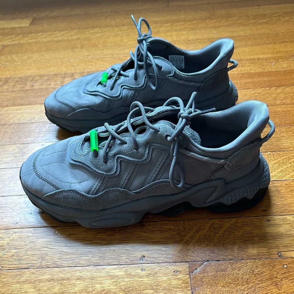 Adidas Originals Ozweego TR Grey Four Solar Green - Picture 8 of 9